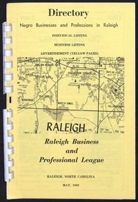 Negro Businesses and Professions in Raleigh [1969]