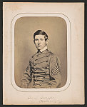 [George Lewis Gillespie, West Point cadet, in uniform]