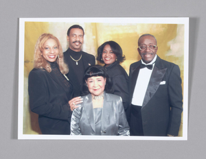 Photographic print of Ira Tucker and family