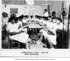 Cosmetology class at Ruth Whiteside School, Seattle, ca. 1946