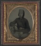 [Unidentified soldier of Company F, 34th Ohio Infantry Regiment or Piatt's Zouaves]