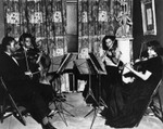 Quartet plays at hospital reception