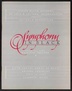 Program: Symphony in Black