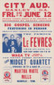 The LeFevres at the Basley City Auditorium