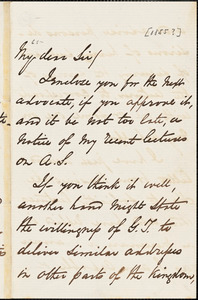 Letter from George Thompson to John Bishop Estlin