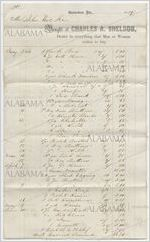 Receipt for payment from John Cocke to Charles A. Sheldon, Greensboro, Alabama, January 26, 1860