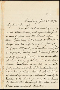 Letter from William Lloyd Garrison, Roxbury, [Mass.], to Fanny Garrison Villard, Jan. 25, 1878