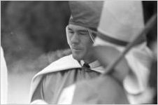 Klansmen at a Ku Klux Klan rally in Montgomery, Alabama.