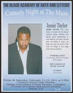 Flyer: Comedy Night at the Muse