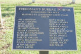 Rippavilla: Freedman's Bureau School plaque