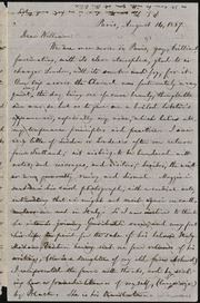 Letter to] Dear William [manuscript