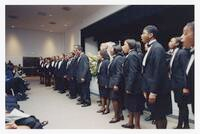 A Choir Performs at Convocation, 1999