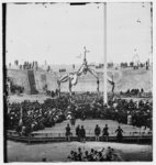 [Charleston, S.C. Crowd inside Fort Sumter awaiting the flag-raising]