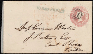 Letter from John Bishop Estlin, Brighton, [England], to Emma Forbes Weston, Oct. 10th, [18]51