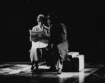 Seneka L. Johnson and Freeman Coffey in a scene from the play Paul Robeson all-American