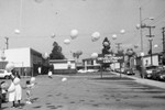 Thumbnail for Child Development Center children and adults releasing balloons, Los Angeles, 1987