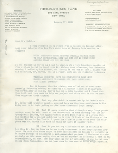 Letter from Phelps-Stokes Fund to W. E. B. Du Bois