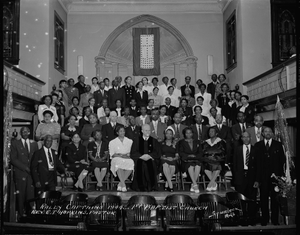 Reverend E. Hopkins Church Committee [acetate film photonegative]