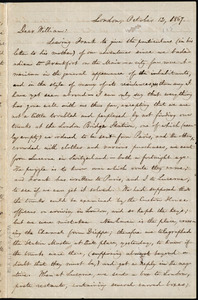 Letter from William Lloyd Garrison, London, [England], to William Lloyd Garrison, October 12, 1867