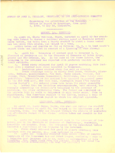 Thumbnail for Report of John R. Shillady, Secretary, to the Anti-Lynching Committee