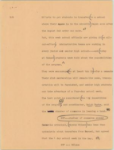 News Script: Desegregation