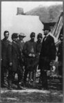 [Abraham Lincoln on battlefield at Antietam, Maryland, cropped version that highlights McLellan and Lincoln]