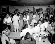 Dance party for African-American employees of Davison-Paxon Company, Atlanta, Georgia, May 11, 1956. Held at the Elks Club, Auburn Avenue