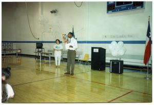 Man at Microphone During 1994 Salute to Youth Award Program