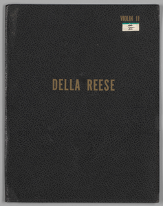 Music folder owned by Della Reese