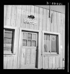 Bakersfield, California. Detail of church in rapidly growing addition of Bakersfield for colored people