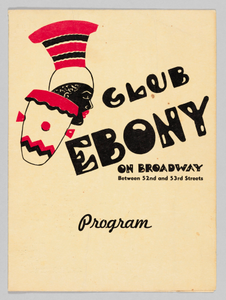 Program for Club Ebony