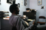 John Blassingame in office at Yale University, 1979.(John Blassingame 013)