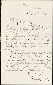 Letter from Gerrit Smith, Peterboro, [New York], to William Lloyd Garrison, [18]62 De[cember] 13