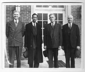 President William J. Hale with Board Representatives