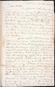 Letter from Samuel Lee, Sherburne, to Amos Augustus Phelps, Sept 23 1833