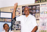 Eugene Redmond performing his poetry