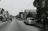 Police officer on Main Street, Farmville, Va., July 1963, #003
