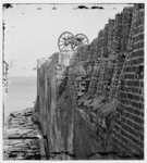 [Charleston, S.C. Breach patched with gabions on the north wall of Fort Sumter]