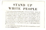 "Stand up white people" card