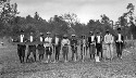 Boy's squad cleaning grounds, Calcasieu Parish Training School