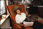 Toni Morrison [author, at her upstate New York home]