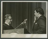 Maynard Jackson at a Ceremony, circa 1975