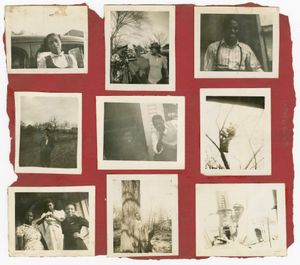 Page of a photograph album from Tulsa, Oklahoma