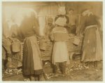 Thumbnail for A crowd of negro oyster shuckers. On the Atlantic Coast the negroes are employed more than the whites, but they do not work the little ones so much. Varn &amp; Platt Canning Co.  Location: Bluffton, South Carolina.