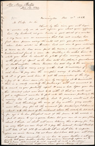 Letter from Mary L. Phelps, Farmington, to Amos Augustus Phelps, Dec 14 1844