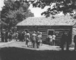 The "See Tennessee Tour" visiting Uncle Alfred's cabin at the Hermitage.