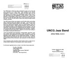 2003-09-23 UNCG Jazz Band [recital program]