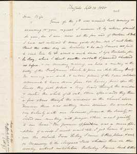 Letter from Amos Augustus Phelps, Buffalo (N.Y.), to Charlotte Phelps, Sept. 18. 1835