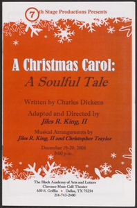 Program: A Christmas Carol: A Soulful Tale