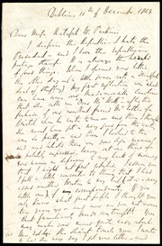 Letter to] Dear Miss Hateful W. Parkins [manuscript